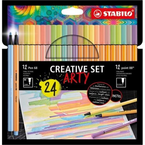 Μαρκαδόροι Stabilo Creativity Set Arty 24 τεμαχίων 8868/24